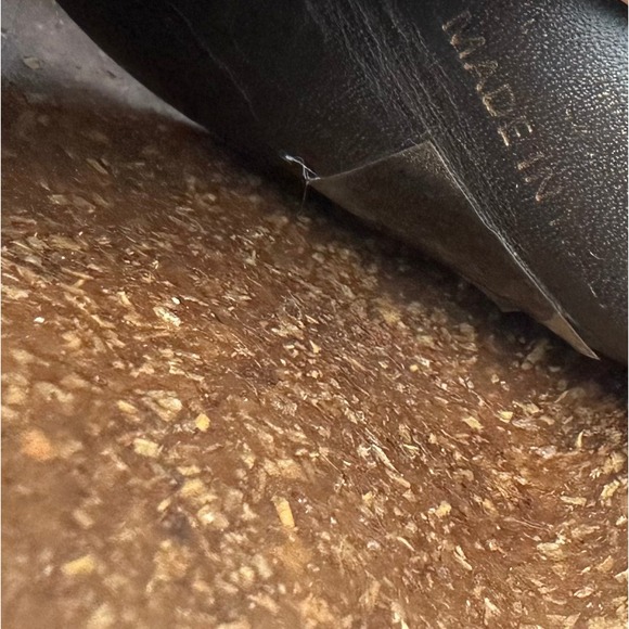 Saint Laurent Beige Slide Sandals - Picture 5 of 5